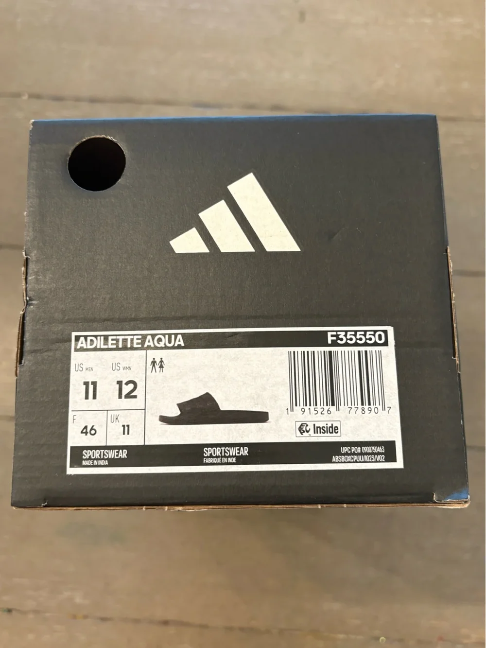 Adilette Aqua Slides US M Size 11 New in box with tags